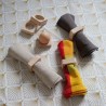 Lot de 6 ronds de serviette
