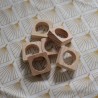 Lot de 6 ronds de serviette