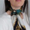 Bijou de foulard - 12 petits Cœurs Vendéens / Sacré Cœurs