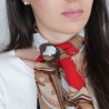 Bijou de foulard - Cœur Vendéen / Sacré Cœur